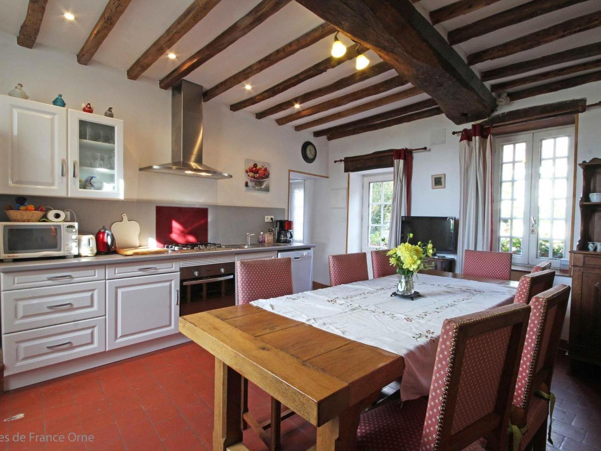 Maison De Caractere Avec Jardin, Proche D'Argentan, Ideale Pour Peche Et Detente En Campagne - Fr-1-497-131 Sarceaux Exterior foto